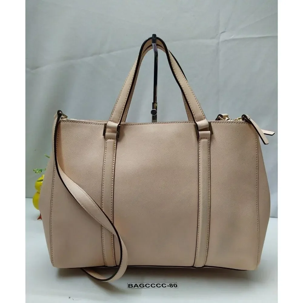 Kate Spade Newbury Lane Loden Satchel Light Pink Saffiano Leather Shoulder Bag